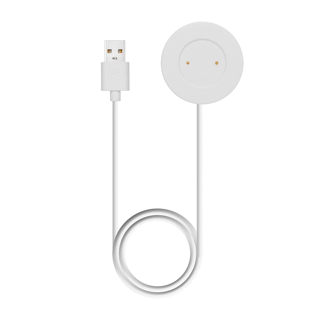Dl3 Mobilak Charger Compatible With Huawei GT/GT2 42mm 46mm/GT 2e Smart Watch, USB Charging Dock Cable for Honor Magic/Magic 2/Dream/GS Pro (White)