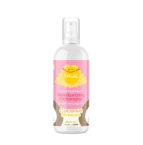 Lanalou Lightweight Moisturizing Detangler | Coconut Scented | All Hair Types | Hair Softner | No Knots & Frizz Control Spray | True By Lanalou | 250Ml