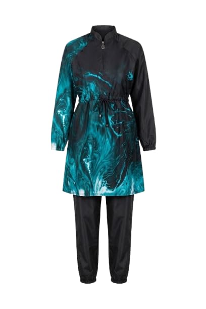 Turproof Hijab Swimwear - Modest Swimwear Waterproof Quick Dry High Stretch Swimwear Beach Wear WP.23