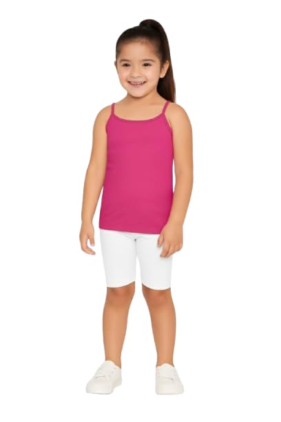 Girl's Basic Camisole Tank Top, Spaghetti Straps
