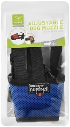 Nunbell Dog Muzzle Size 4 Blue