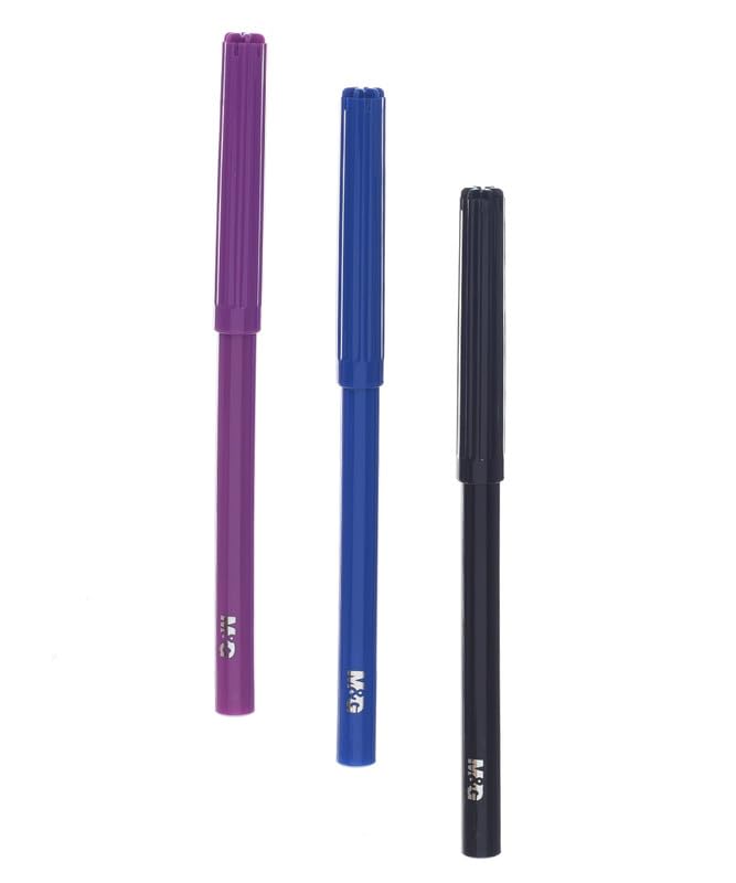 Washable Water Color Small Felt Pens Fine Tip, Non-Toxic Ink - 6 Colors