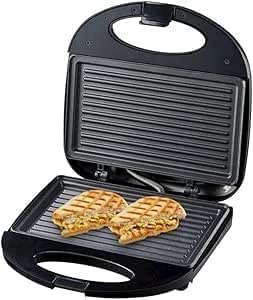 Sandwich Maker 3 in 1 Sandwich & Waffle Maker (HMA1041) - Multifunctional with Professional Design, Easy to Clean.