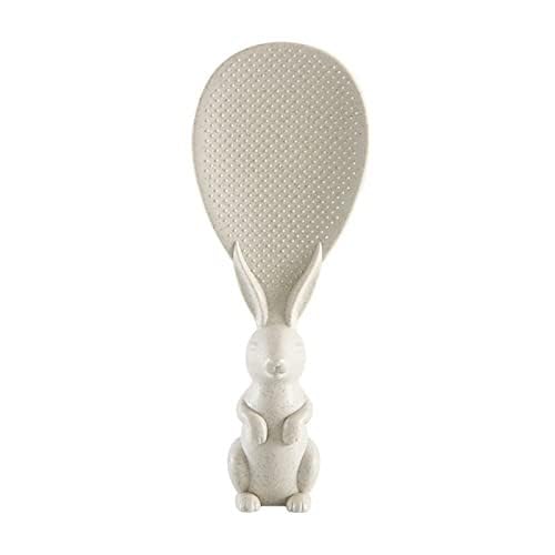 Rabbit Non-Stick Rice Spoon, Animal-Shaped, Plastic, Rice Spoon
