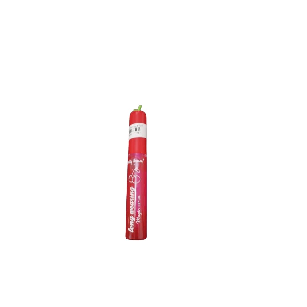 Happy Home Strawberryy Fruit Flavoured Moisturising Lip Oil, Clear Colourless Liquid Lipstick, Long Lasting Moisture for Lips (1pc)