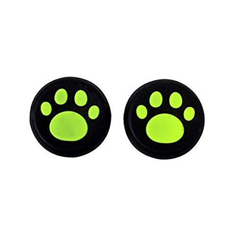 Analog Controller Cap Thumb Stick Grip for PS4 PS3 Xbox One 360 Controller 2PCS (Green)