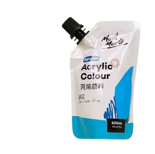 انبوبة اكريليك سائل 100 ملى مون MARTى Cerulean Blue