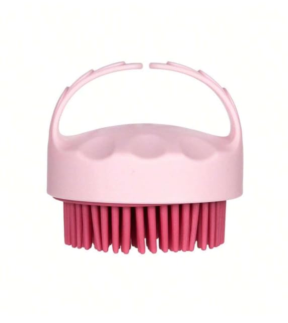 Hair Scalp Massager Shampoo Brush, Soft Silicone Head Massager for Shower and Hair Care Head Relaxation, Exfoliating and Massaging-1pc - multicolor