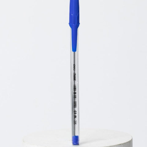 EQ3-BL #Ball Point Pen #Bullet tip:1.0mm; Blue Ink #BLUE - Pack (12 PCS)