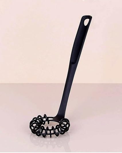 Silicone egg beater is heat resistant and easy to use