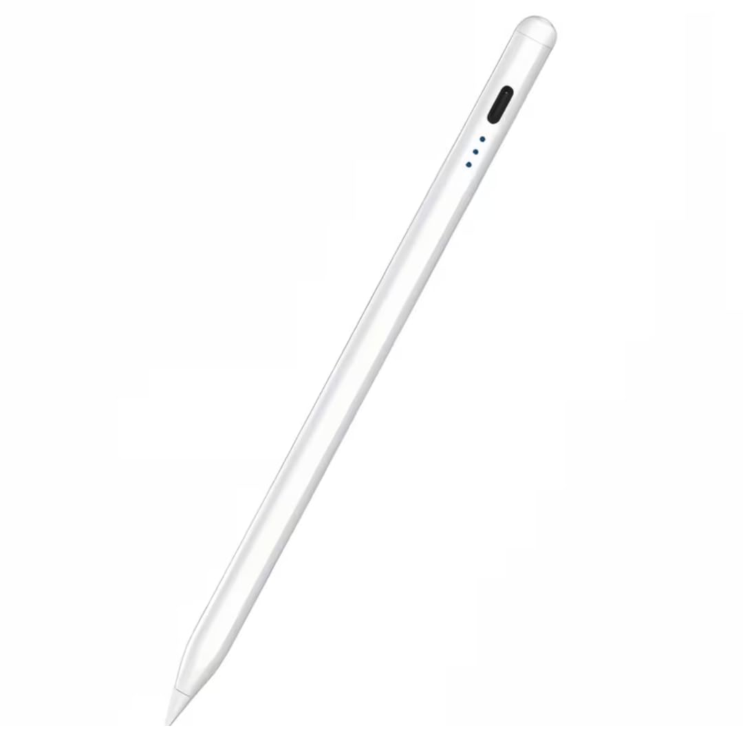 Smart Pen for all Touch Screens, Android, iOS, Windows, Smart TVs, iPad, Tablets, and even more. (White)