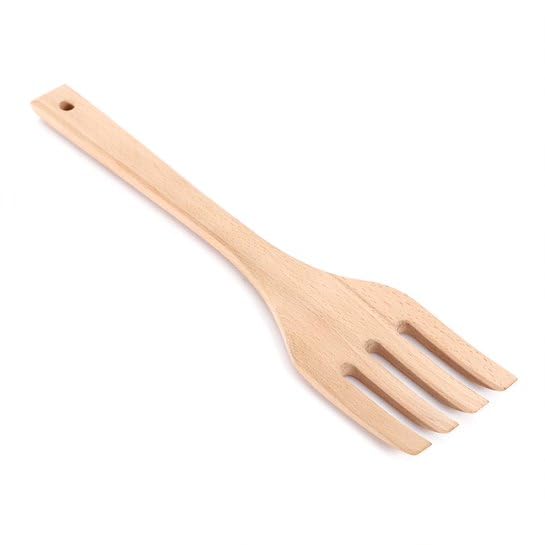 Migo's Wooden Fork, Large, Beige