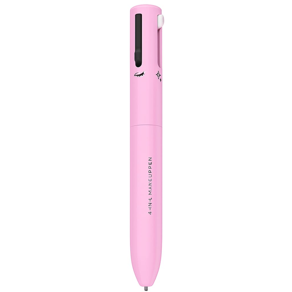 Fitto 4 in 1 Makeup Pen Set, Eyebrow Pencil, Eye Liner, Lip Liner, Highlighter, Waterproof Lip Color, Beauty Tool, 03#, for Women, for Travel