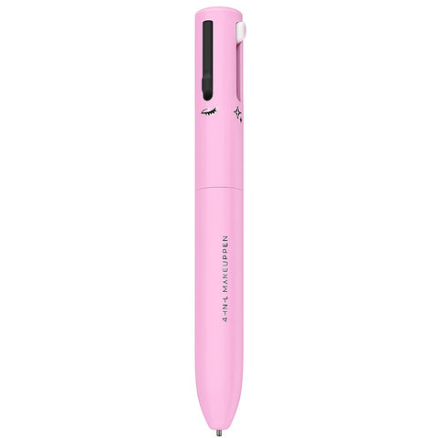 Fitto 4 in 1 Makeup Pen Set, Eyebrow Pencil, Eye Liner, Lip Liner, Highlighter, Waterproof Lip Color, Beauty Tool, 03#, for Women, for Travel