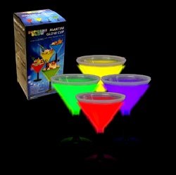 Glow In The Dark Martini Glass (This price is for one glass)