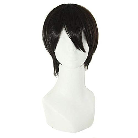 ECIF Short Hair Wig For Men Black