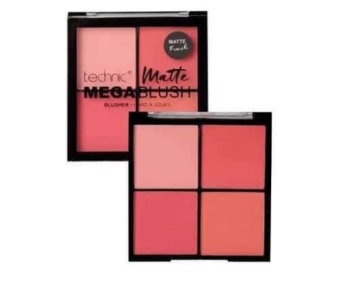 Technic Mega Blush, Matte Blush Set, 4 Pink
