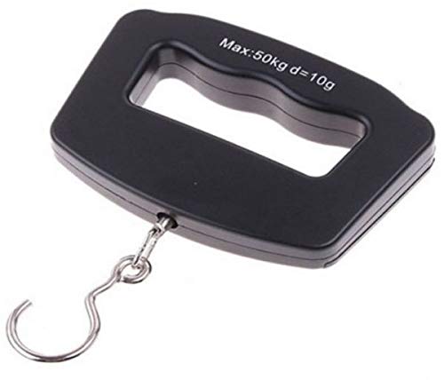 50kg-10g Mini Weighing Hanging Luggage Digital Scale 2pcs set