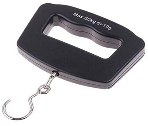 50kg-10g Mini Weighing Hanging Luggage Digital Scale 2pcs set