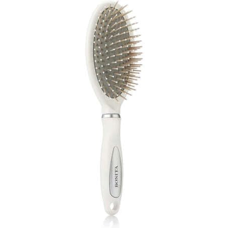 Oval White Hairbrush*