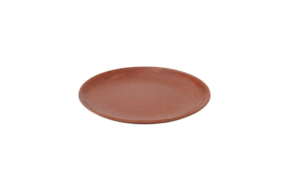 Bright Designs Melamine Dinner Plate 6-Piece Set, 22 cm Diameter, Brown Granite