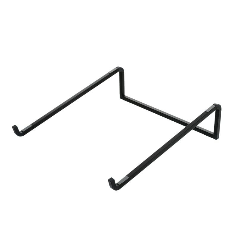 V3.3 Aluminum Alloy Laptop Stand – Adjustable Height with Air-Ventilated Platform (250×250×74mm) for Stable Cooling Support – Black