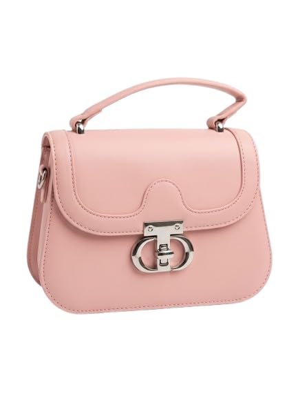 Women's Crossbody Bag with Strap, Faux Leather, Flap Closure-bag-1