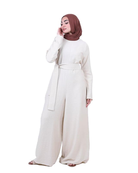 Just 4 Women Jumpsuit with Belt 4036