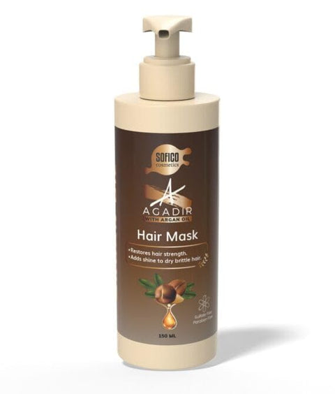 Agadir Argan Oil Hair Mask – Deep Nourishing & Hair Smoothing Care – Rich Conditioning Formula – 150 ml