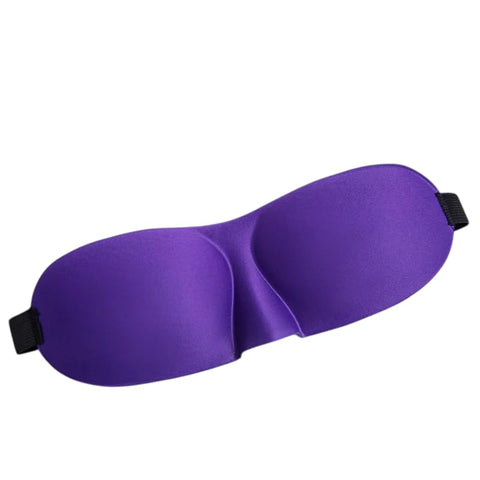 Sleep Mask for Eyes, Comfortable Eye Cover for Deep Sleep, Multi-Color with Nose Cavity for Easy Breathing, Suitable for Travel and Home (Purple)