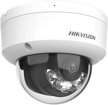 HIK.VISI.ON DS-2CD1123G2-LIU Smart IP Security Camera | 2MP HD Dome | Smart Hybrid Light Hybrid Night Vision + Audio Built-in Microphone | H.265+ Video Compressor | PoE | IP67 Waterproof