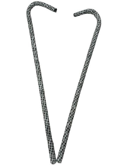 Belly Dance Stick Astras Rose Small Humus (Silver)