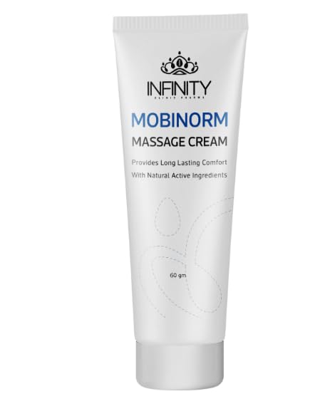 Infinity Mobinorm Massage Cream Provides Long Lasting Comfort with Natural Active Ingredients Tube 60gm
