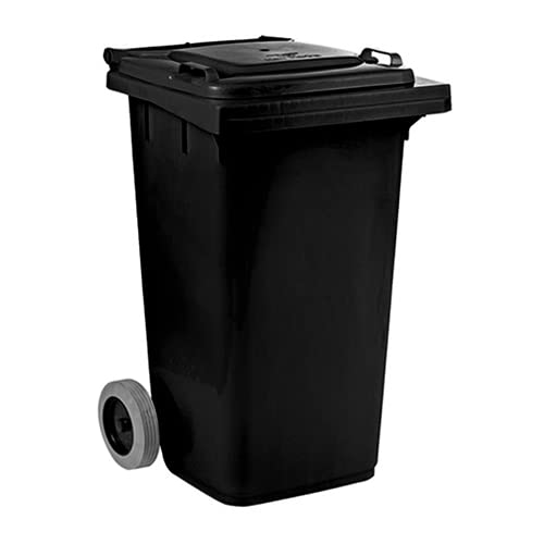 El Helal & Silver Star Plastic Commercial Trash Bin 240 Liter (Blue)