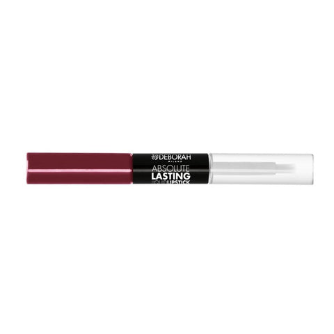 Deborah DH Absolute Lasting Liquid Lipstick - 07 Dark Mauve, 2 x 4 ml