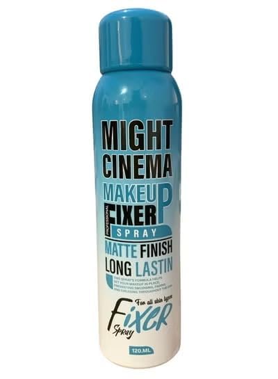 Long Lasting Setting Fixer Spray, Weightless with Micro-Fine Mist, Natural Finish, Non-Drying Formula for All Skin Types (blue-all skin)