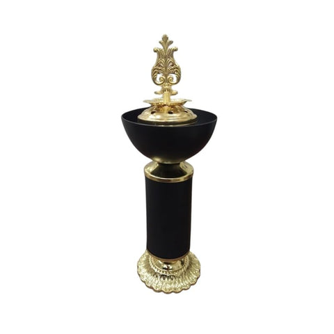 Elegant Incense Burner - Black
