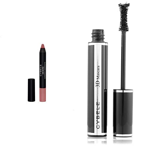 CYBELE DESIRE LIPSTICK PENCIL Nude Rose 01 & Cybele 3D Mascara Dark Black 01