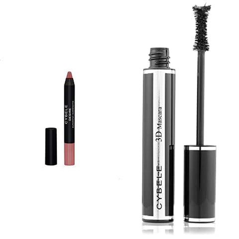 CYBELE DESIRE LIPSTICK PENCIL Nude Rose 01 & Cybele 3D Mascara Dark Black 01