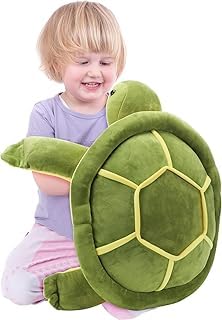 KIDSZONE Soft Plush Sea Turtle Toy – Cuddly & Huggable Ocean Animal for Kids, Girls & Boys, Perfect Birthday Gift