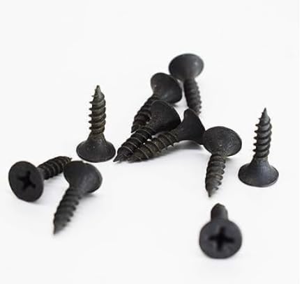 Black 4.5 cm Screw – Durable and Reliable Fastening Solution(10pcs)