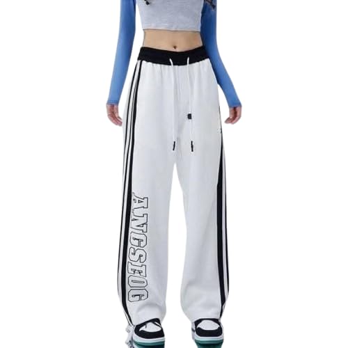 MIZAYEH Women's Wide Leg Sweatpants Comfortable Material Fashion Workout Fashion High Waist Sweatpants for Girls and Women