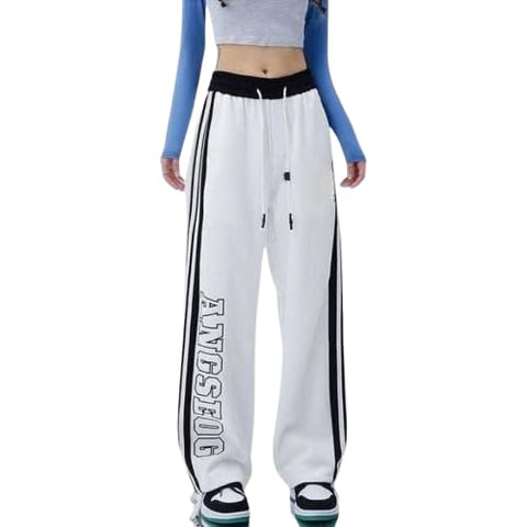MIZAYEH Women's Wide Leg Sweatpants Comfortable Material Fashion Workout Fashion High Waist Sweatpants for Girls and Women