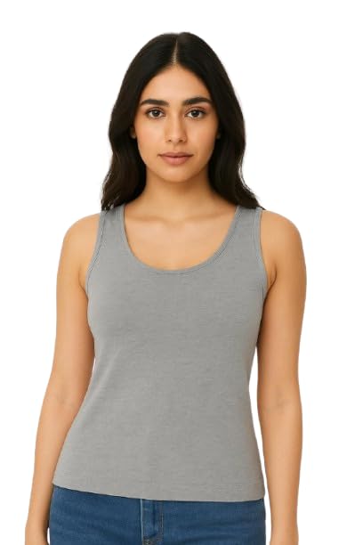 Women's Basic Tank Top, Sleeveless, Scoop Neck