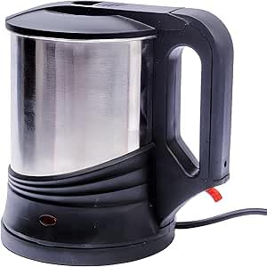 Stainless Steel Electric Kettle - 1 Liter Capacity, 2000 Watt, Practical and Safe