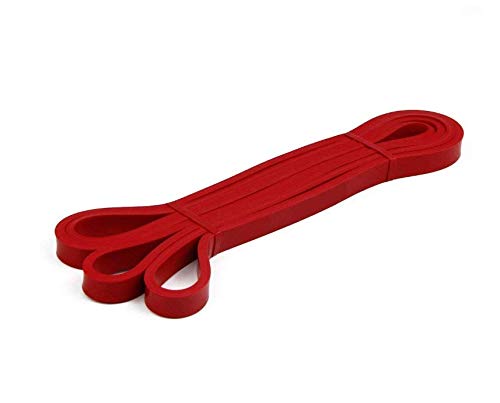 Red Heavy Duty Resistance Band - Mobility & Powerlifting Bands, Perfect for Body Stretching, Powerlifting, Resistance Training - Single Band