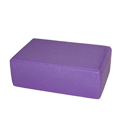 2X Purple Yoga Pilates Gym Block Brick Home Exercise Fitness Tool