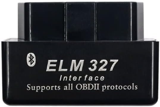 ELM327 OBD2 Bluetooth Scanner V2.1 – Car Diagnostic Tool for Engine Fault Code Reading & Clearing – Black