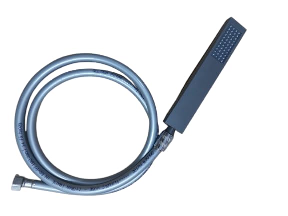 Hand Shower Headset - Metal Shower Headset + Li Thermal - Multi-purpose Shower Arm, Water Saving Feature - Plastic Finish - Minimalist Style