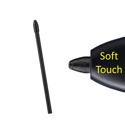 Soft Touch Tip Nib replacement of S Pen Stylus compatible with Galaxy Tab S7 / S7 Plus/ S7 FE, One Nib Black